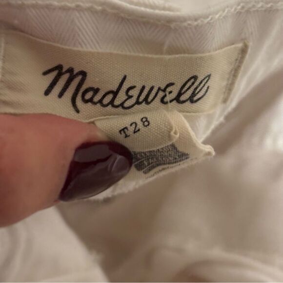 Madewell Perfect Vintage Straight Workwear Pants- Size 28 Tall - Picture 12 of 12